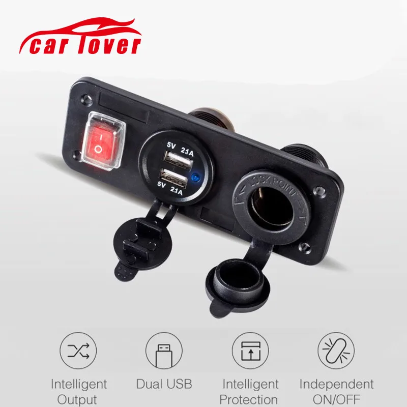 5 в 4.2A универсальная Быстрая зарядка 3 1 USB Автомобильное зарядное устройство 2