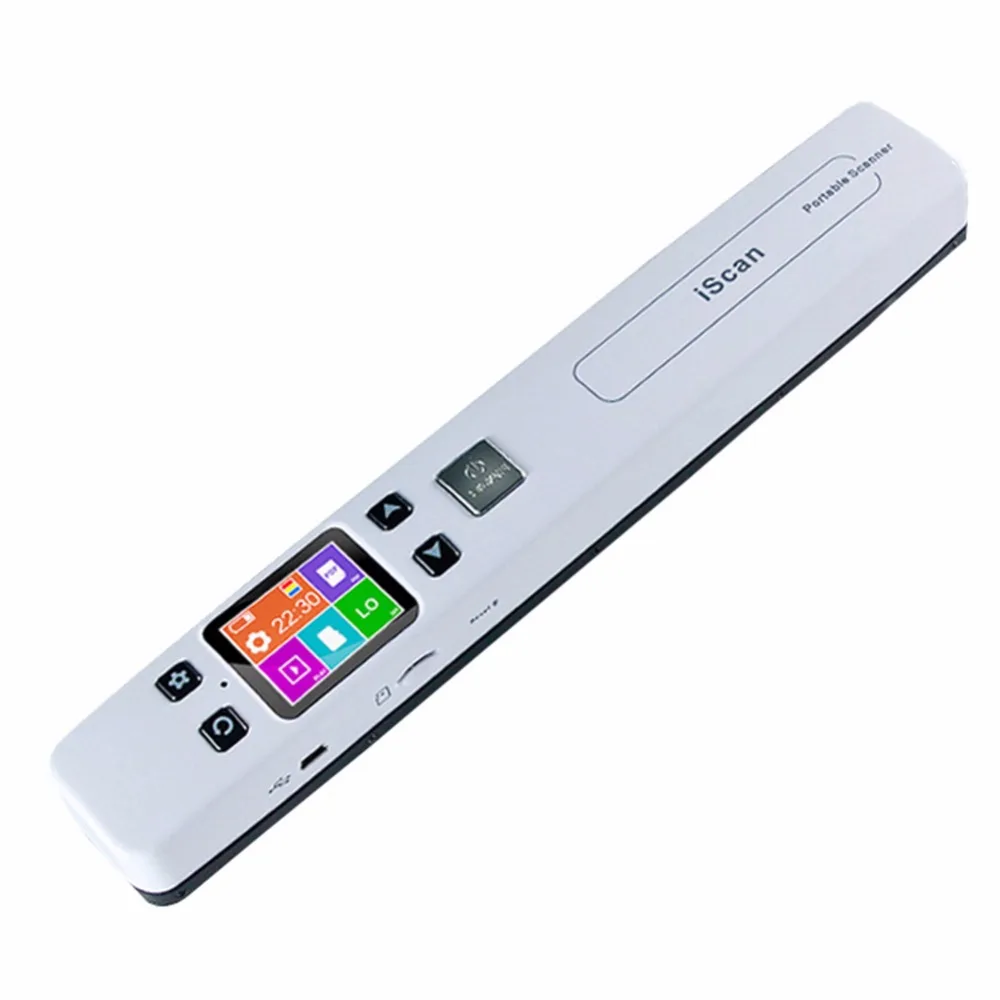 Ручной портативный сканер A4 Размеры документов 1050 Точек на дюйм JPG/PDF Поддержка 32G
