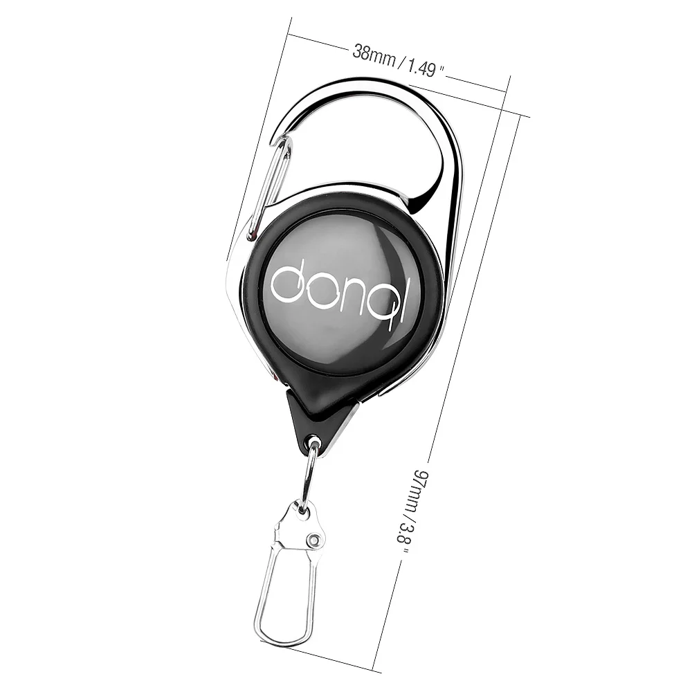 retractor black DONQL рыболовное быстрое завязывание узлов инструмент для быстрой завязывания ногтей Узловая линия резак клипер кусачки Крюк Точилка инструмент для завязывания Мушек Рыболовные Снасти - Цвет: retractor black