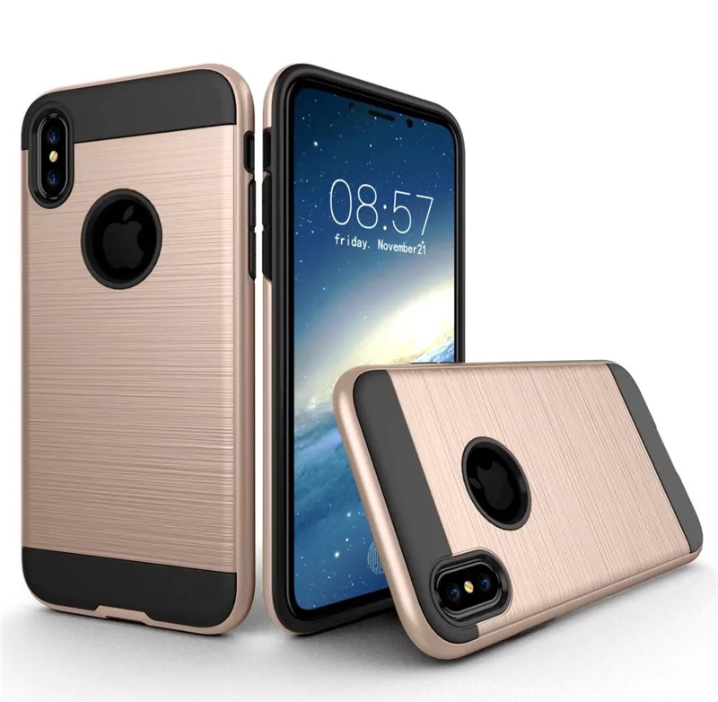 Q UNCLE Luxury Hybrid Shockproof Tough Armor Rubber Hard Back Cover For iPhone 7 7Plus 6 6S 6Plus 8 X XR XS MAX |