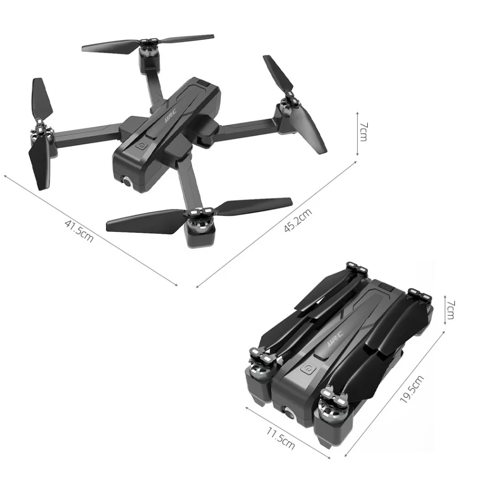 Квадрокоптер JJRC X11 Радиоуправляемый Дрон с Wi Fi GPS камерой 2K HD 20 минут полета 1600