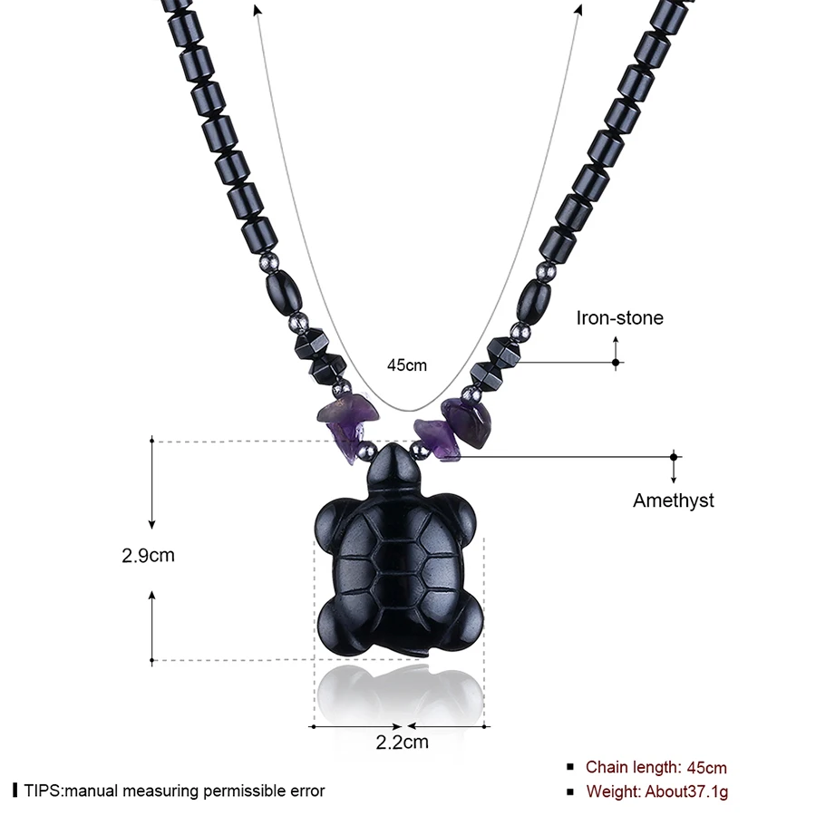 Новый Натуральный камень черепаха Цепи Ожерелье и Подвески для Женщин Старинные