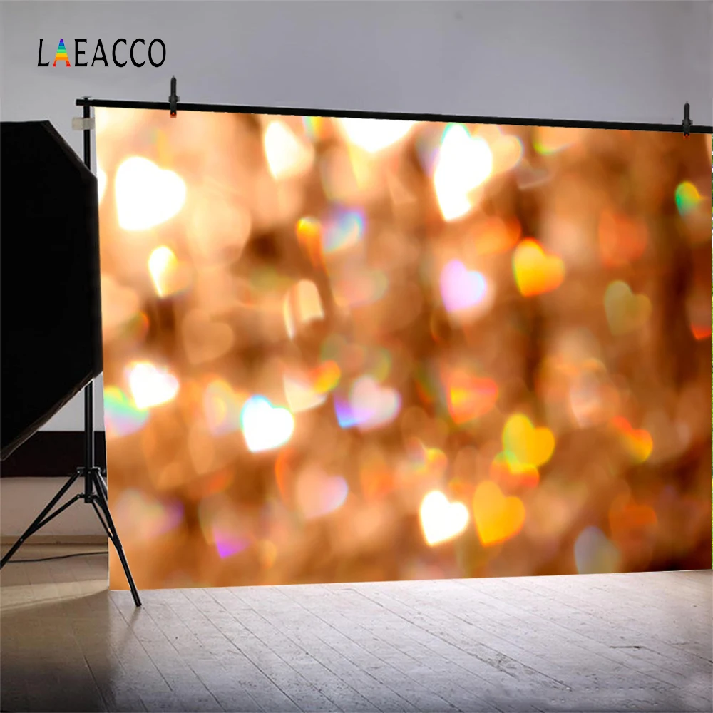 Laeacco Fantasy Love Heart Light Bokeh Baby Portrait Wallpaper Photo Backgrounds Photographic Backdrops For Studio | Электроника