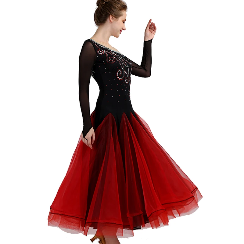 Стандартные Бальные платья для женщин 2020 новый стиль Flamenco танцевальный костюм