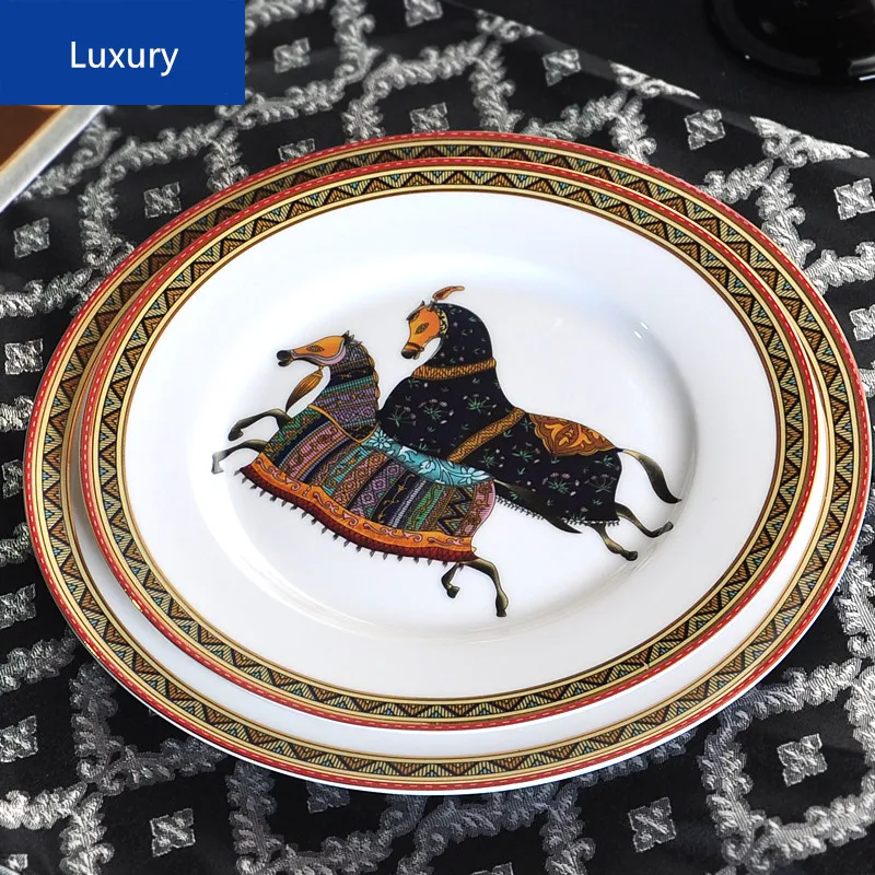 Набор западных обеденных тарелок тарелка домашняя стандартная Европейская