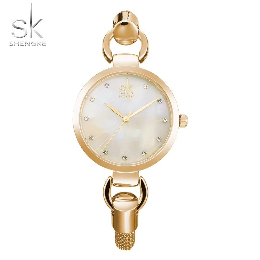 Часы женские из нержавеющей стали с ремешком кварцевые 2017 | Наручные часы