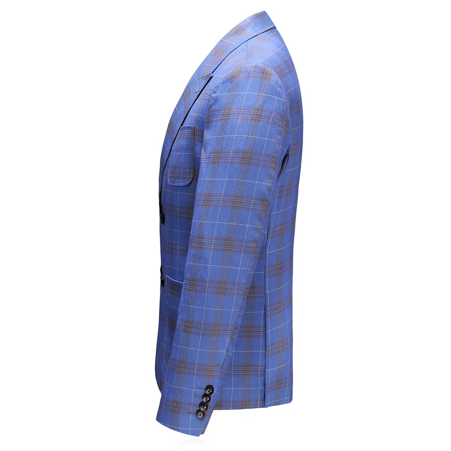 Элегантный серый темно синий блейзер для мужчин 2019 Veste Homme Mariage Terno Slim Fit Masculino 5XL