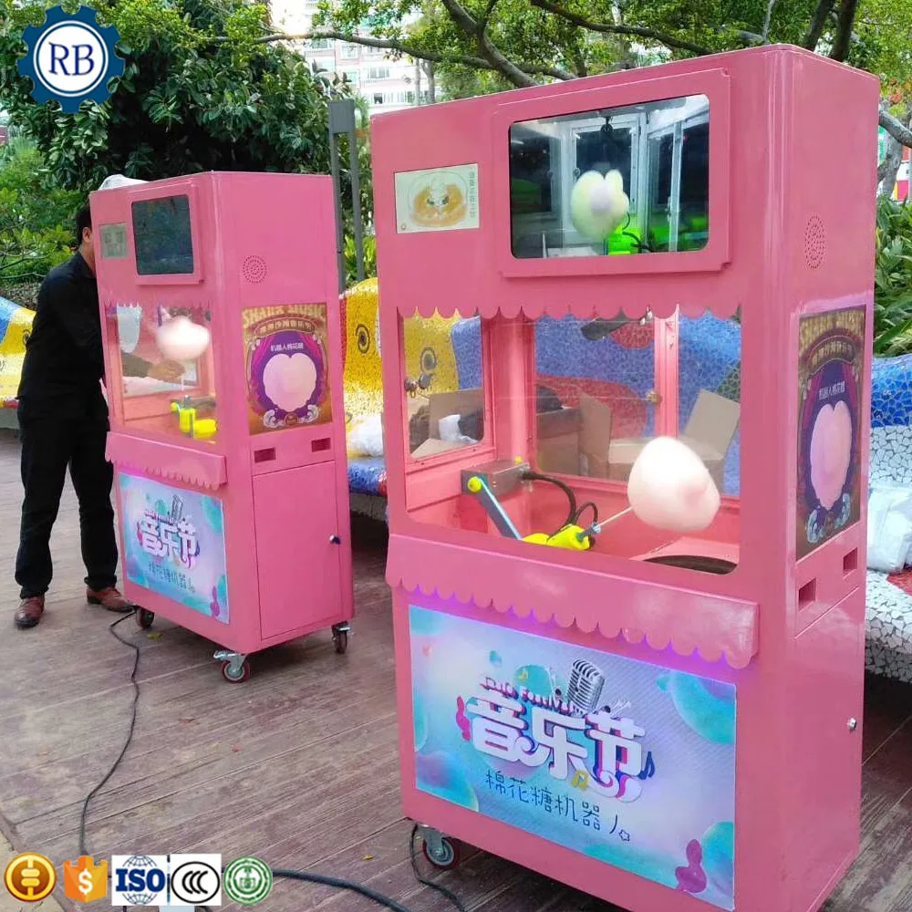 Новый тип китайский профессиональный автоматический Зефир машина cotton candy с