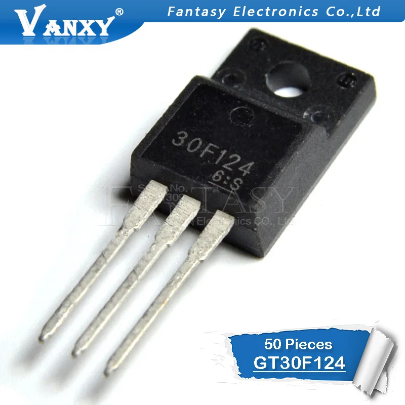 50 шт. GT30F124 TO 220F TO220 30F124 220|shipping free| |