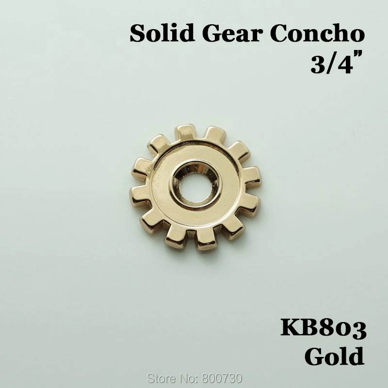 (KB803) 10 шт 3/4 &quot(2 0 см) твердая Шестерня стимпанк ободок Concho Leathercraft Gold|leathercraft|leathercraft