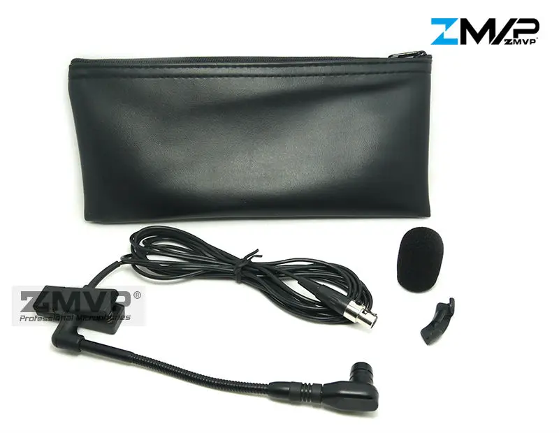ZMVP WB98T «гусиная шея» Кардиоидная BETA98T инструментный микрофон 3 Pin Mini XLR для латунь деревянные духовые инструменты ударный поясной передатчик