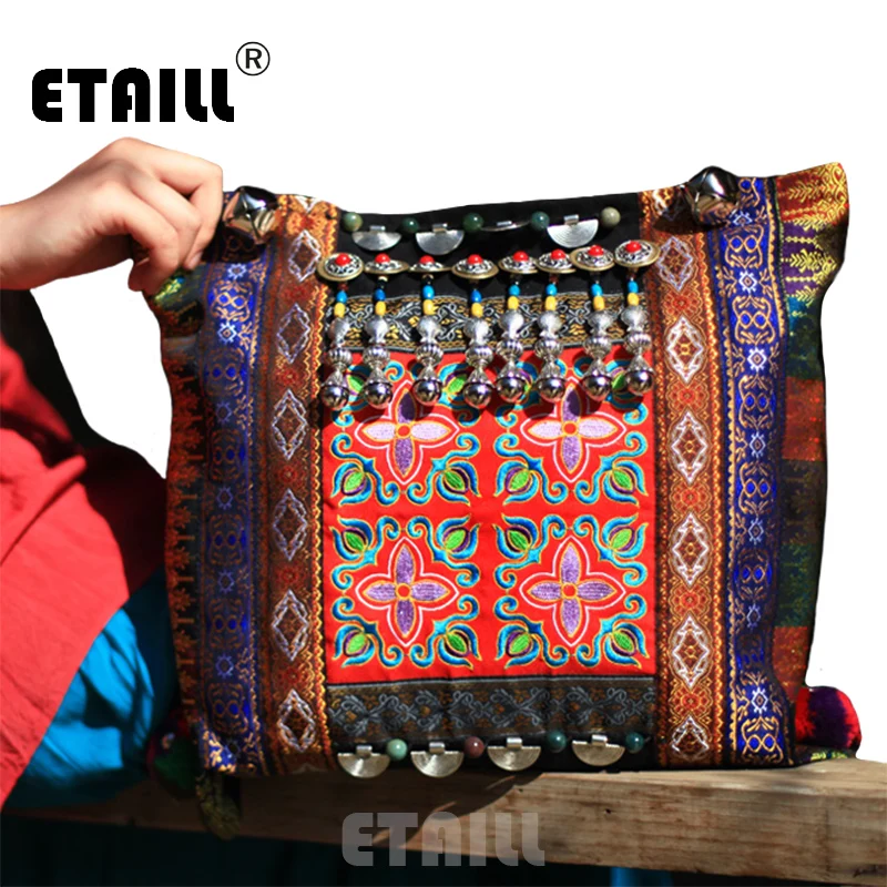 Винтажный китайский Hmong Племенной этнический Таиланд индийский Бохо ручной