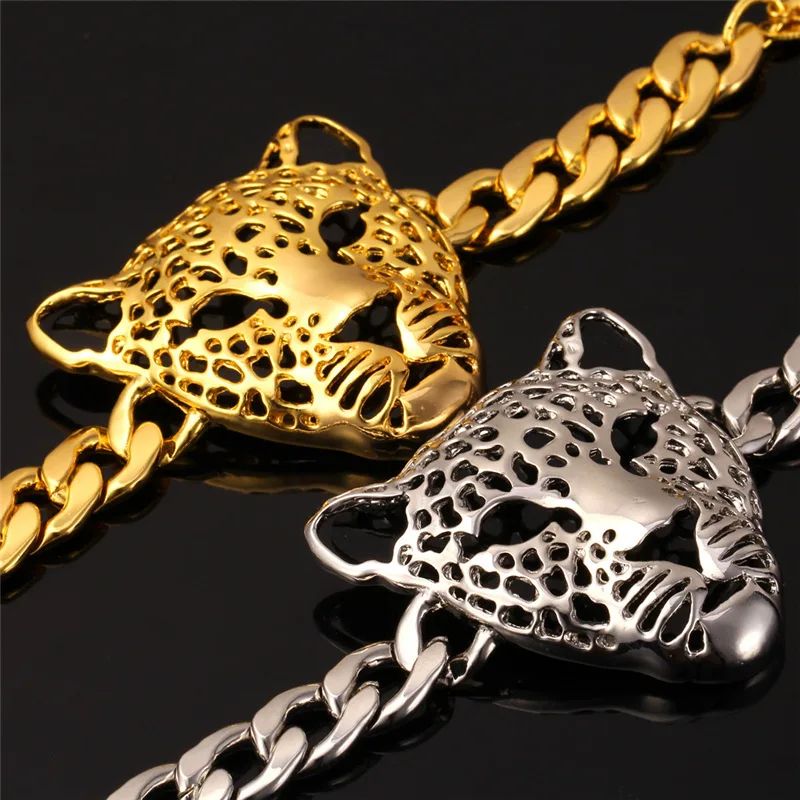 Браслеты Kpop с головой леопарда ювелирные изделия классивечерние праздничные