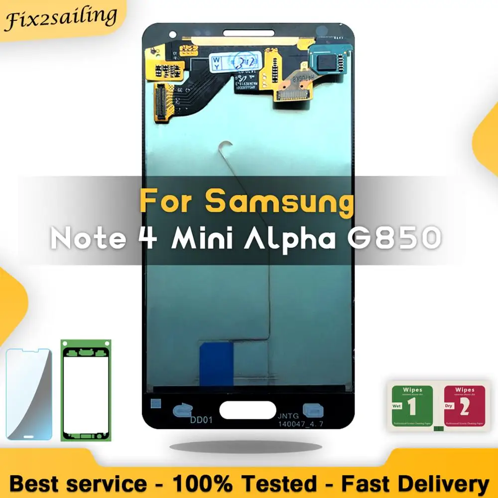 ЖК дисплей для Samsung Galaxy Alpha Note 4 Mini G850 G850F G850M G850K кодирующий преобразователь