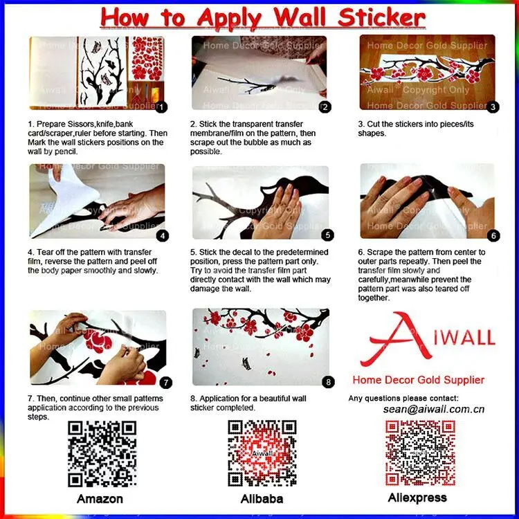 Aiwall Библия стикеры любви и терпения наклейка сделай сам украшение для дома