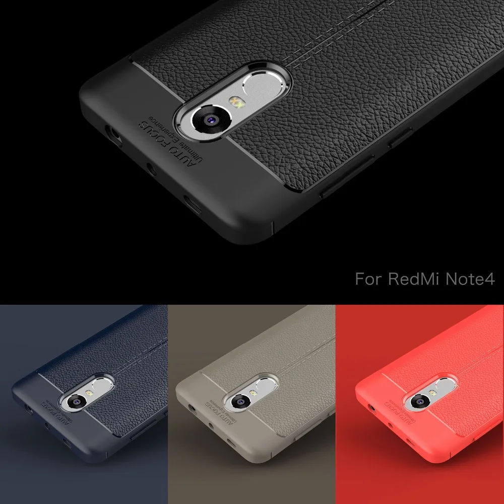 For Xiaomi Redmi Note 4 Case X Cover Soft Silicone Leather for 4X Global Version Cases |