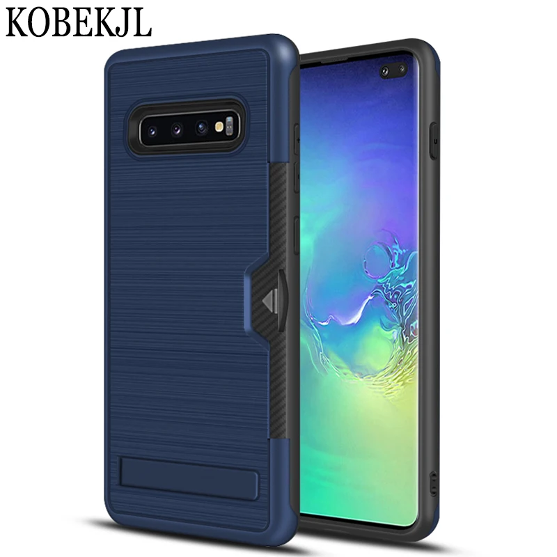 Для Samsung Galaxy S10 Чехол Plus чехол Роскошный армированный силиконовый для телефона S 10