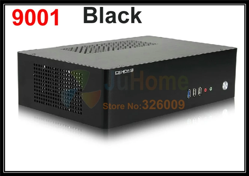 HTPC ITX мини чехол с мощностью 300 Вт USB3.0 3 5 ''HDD 2 слота PCI алюминиевый для