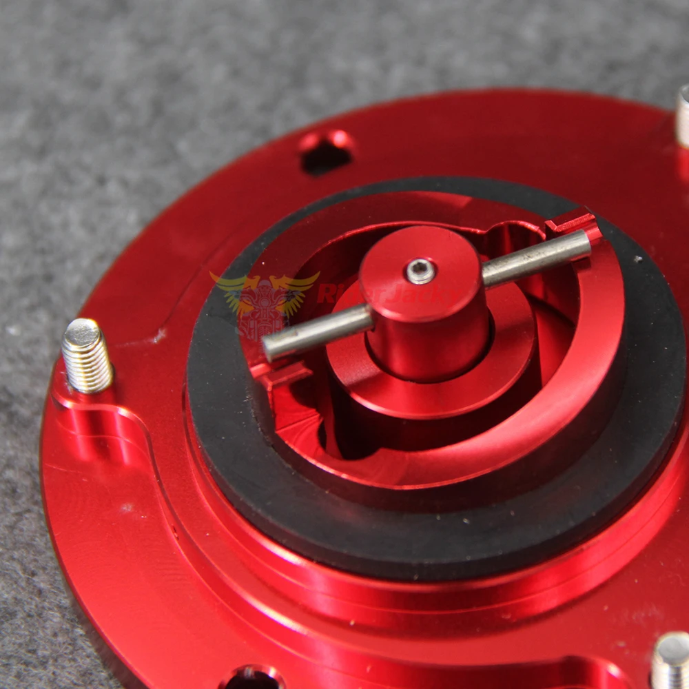 Красный CNC мотоцикл без ключа мотоциклетный газовый колпачок топливный бак