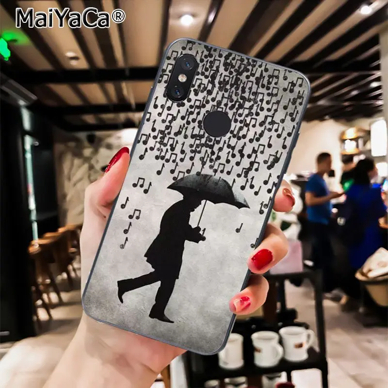 MaiYaCa музыкальные ноты Скрипка Музыкальный Чехол для телефона Xiaomi Redmi8 4X 6A S2 7A 5A Redmi 5