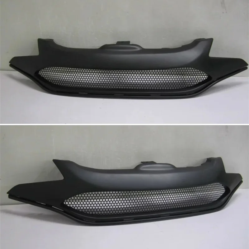 Использование для Honda Jazz Fit Racing Grills 15 16 17 лет углеродное волокно рефитт передний центр гоночная решетка крышка аксессуары