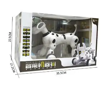Original packing box Детский образовательная интерактивная игрушка 2,4 г беспроводной умный пульт дистанционного управления робот собака Электронный ПЭТ Танцующий Робот собака - Цвет: Original packing box