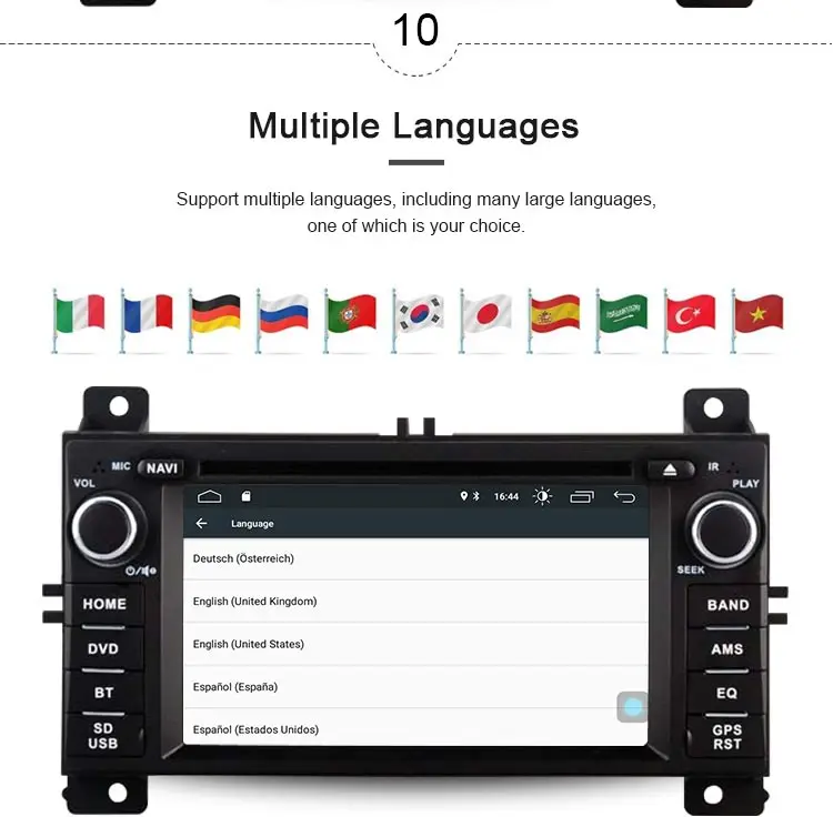 JDASTON Android 10,0 автомобильный dvd-плеер для Jeep Grand Cherokee 2011 2012 2013 2 Din автомагнитола gps навигация стерео wifi Canbus RDS