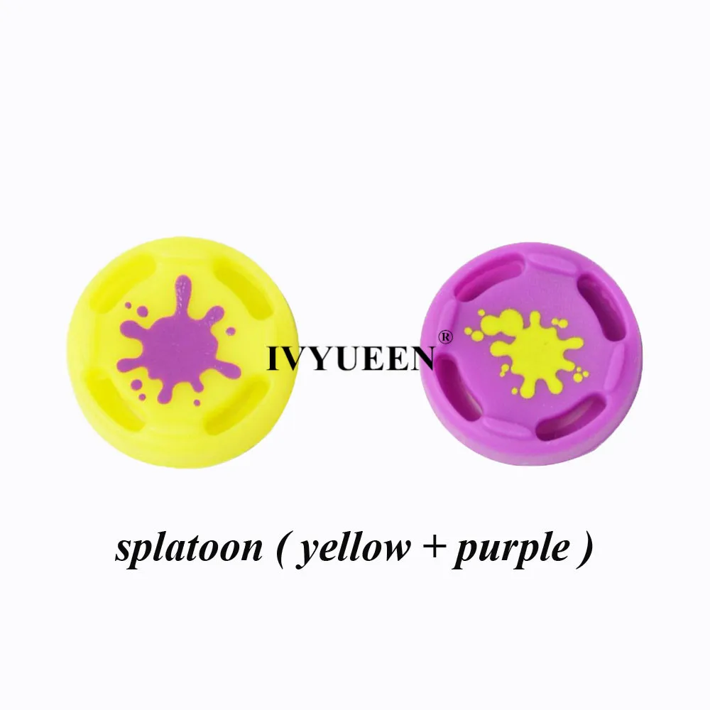 J IVYUEEN, 2 шт., для Joy Con, джойстик для пальца, накладка, чехол, аналоговая палка, колпачки для kingd Switch Lite Mini NS Joy-Con, контроллер - Цвет: J