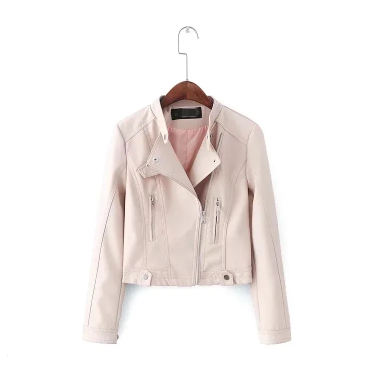 Осень 2018 Весна Зима стеганая Женская куртка Ретро АПЕЛЬ кожа девушка тонкий