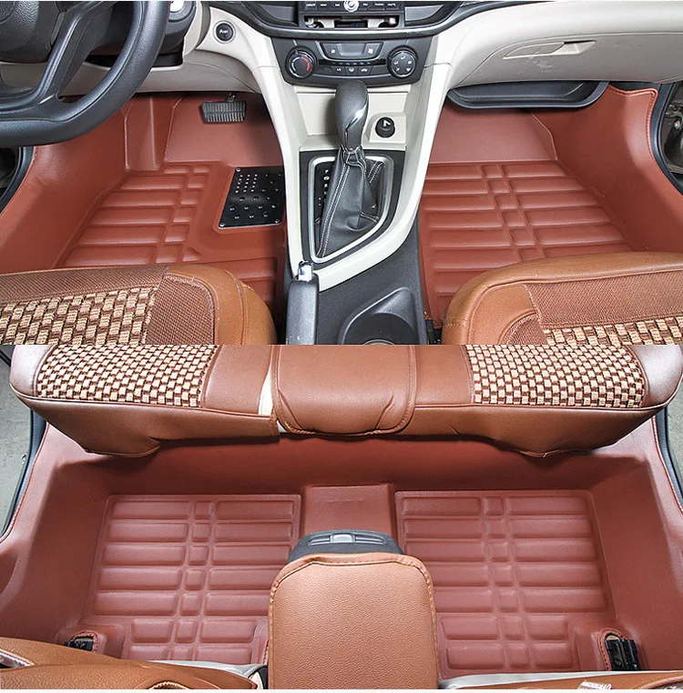 Myfmat пользовательские кожаные автомобильные коврики для TOYOTA 86 Fortuner Previa Sienna Venza