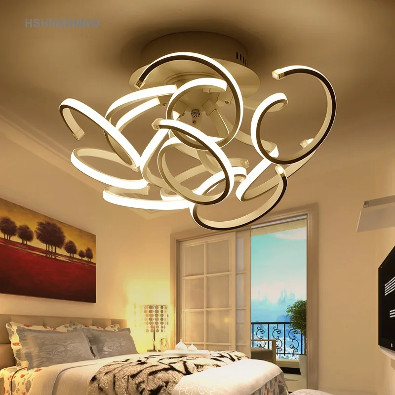 Modern fashion LED bedroom living room study ceiling lamp personalized dimming warm indoor home improvement Ceiling lights | Освещение