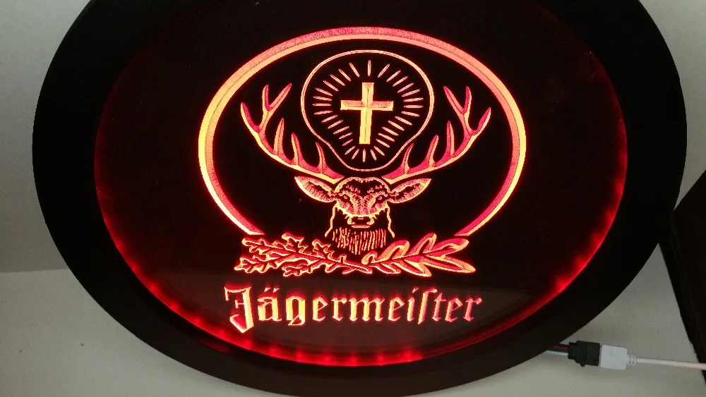 B 10 Jagermeister голова оленя RGB светодиодный мульти Цвет беспроводного управления