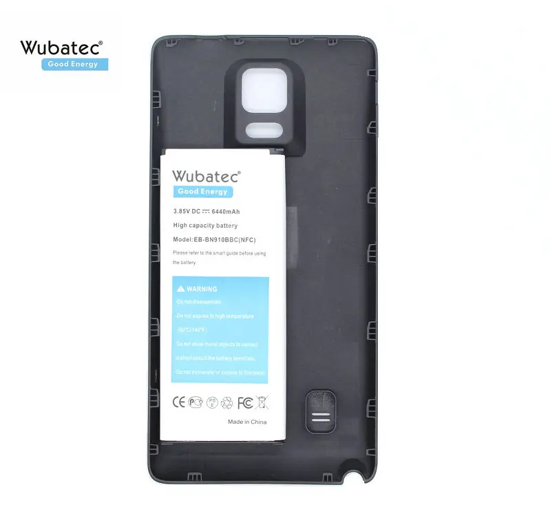 Аккумулятор Wubatec 1x Note 4 NFC 6440 мАч для Samsung Galaxy Note4 N910F N910C N910V N910T N910G N910K + | Мобильные
