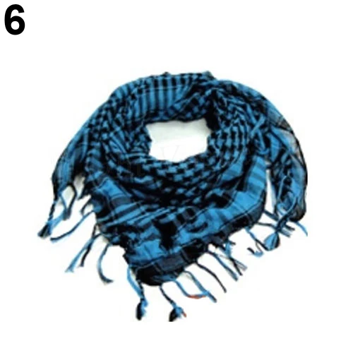 Fashion Unisex Lightweight Military Arab Tactical Desert Army Shemagh KeffIyeh Scarf images - 6