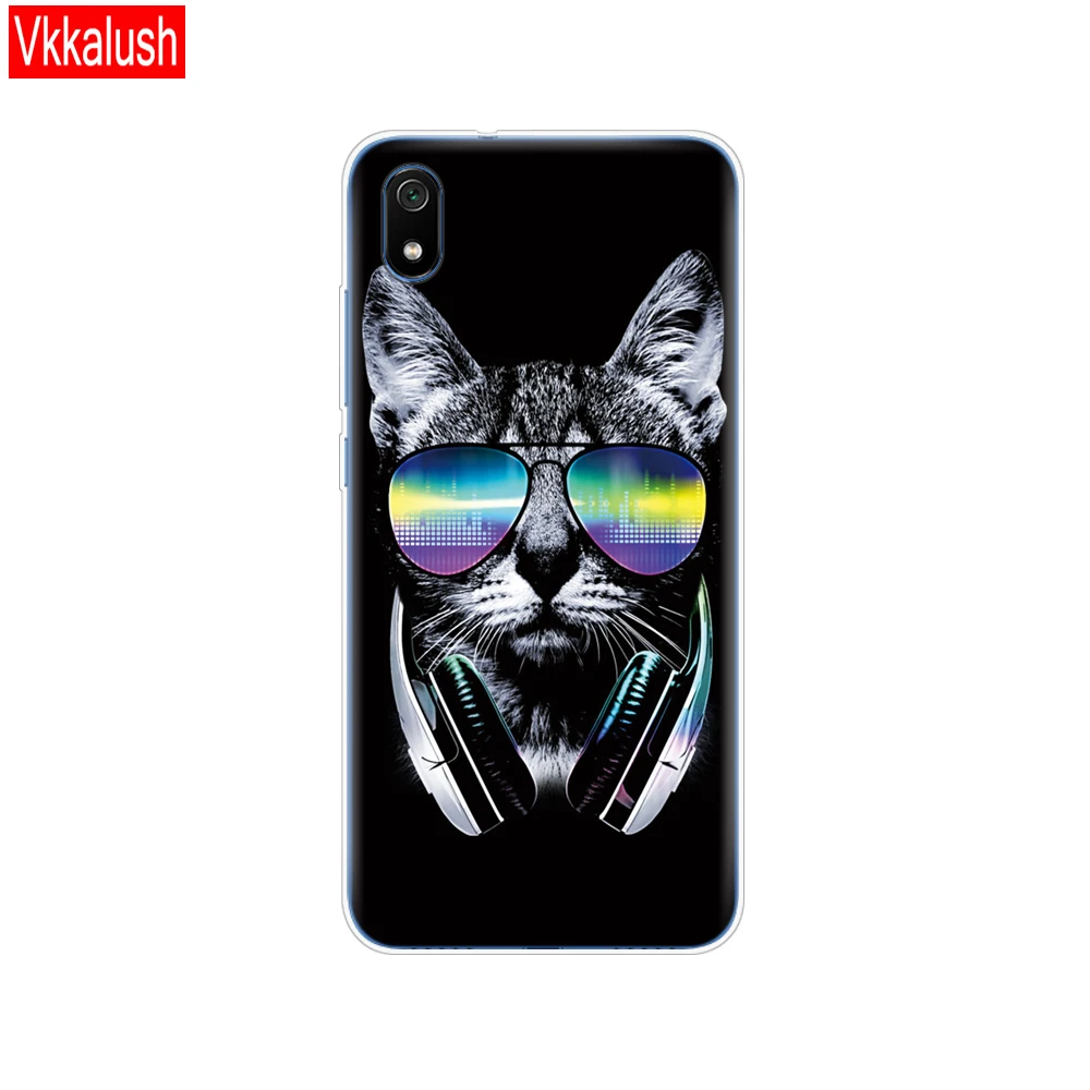 80096 Силиконовый чехол для телефона Xiaomi Redmi 7a, чехлы с полной защитой, мягкая задняя крышка из ТПУ для Redmi 7 A, чехол-бампер - Цвет: 80096
