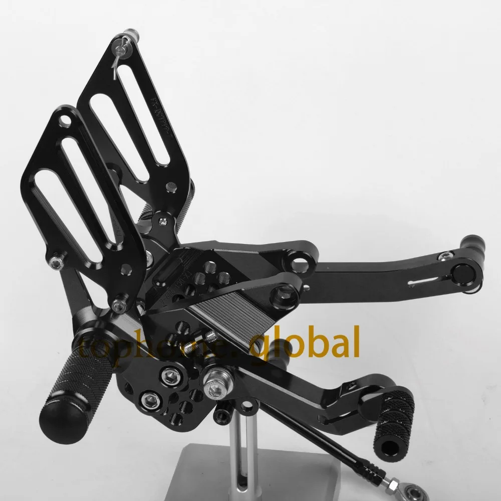 Черные Запчасти для мотоциклов ЧПУ комплекты задних ножек колышки задний Набор