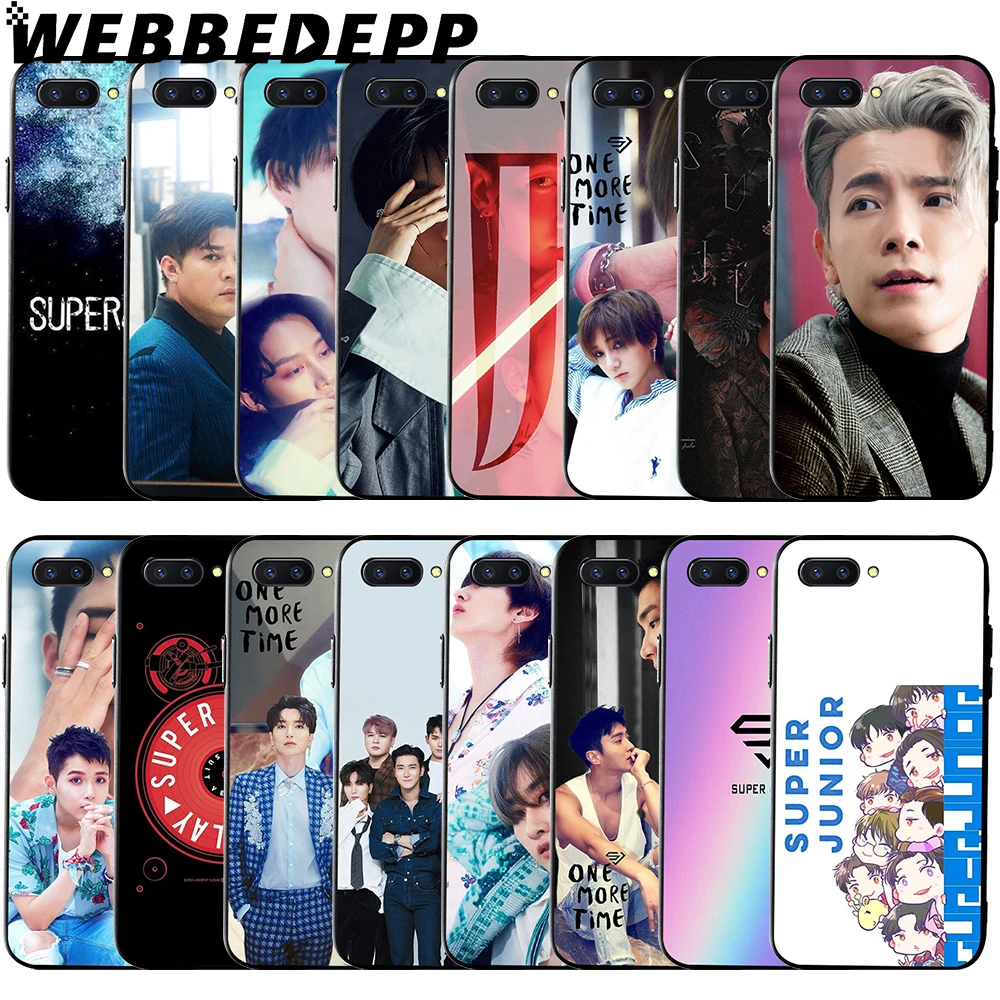 WEBBEDEPP супер младший Корейский Kpop мягкий чехол для Huawei Honor 6 7A Pro 7C 8C 7X 8X 8 9 10 lite