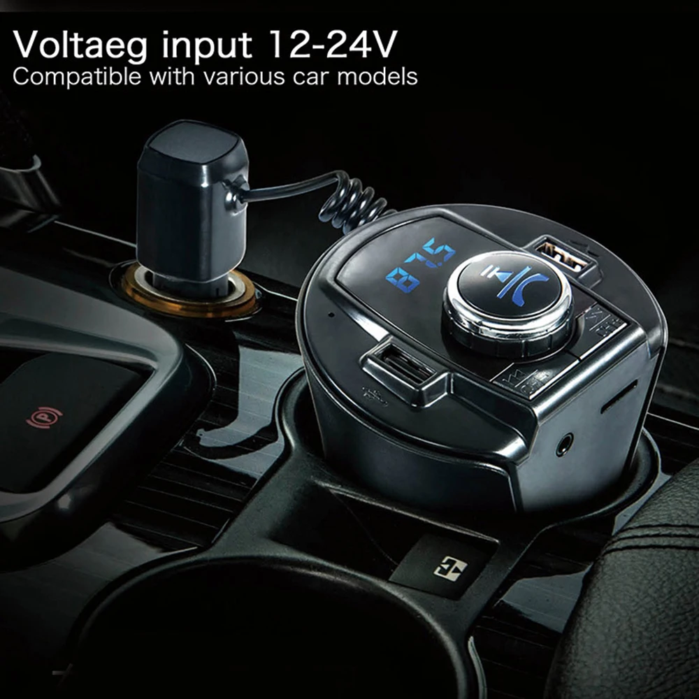 Прямая поставка Bluetooth 4 2 беспроводной fm передатчик автомобильный радиоприемник