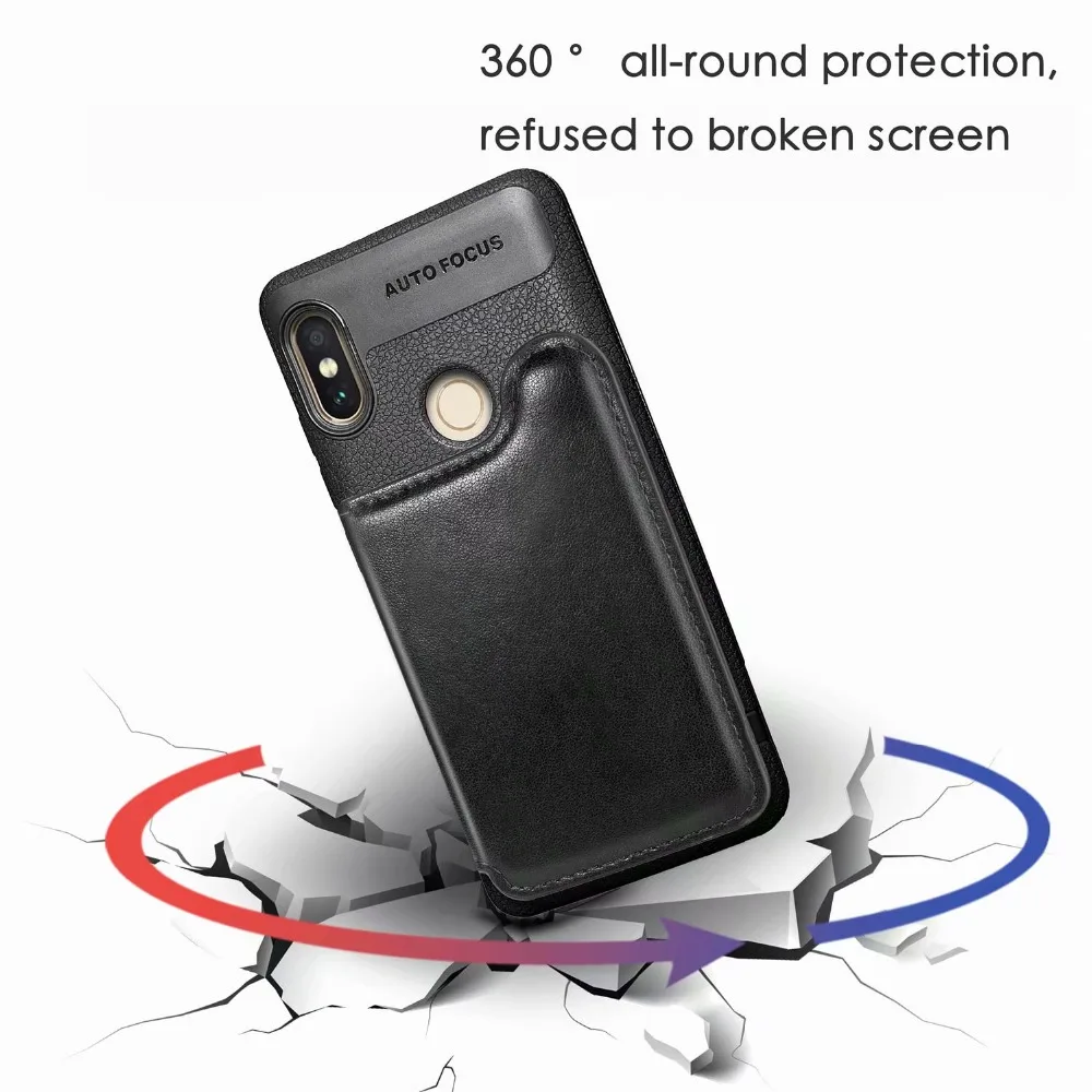 Для Xiaomi Redmi Note 4X 5A Note 5 Pro ультратонкий из искусственной кожи Amulti держатель для Карт Подставка Флип кожаный футляр для Redmi 4X 5A 5 Plus 6