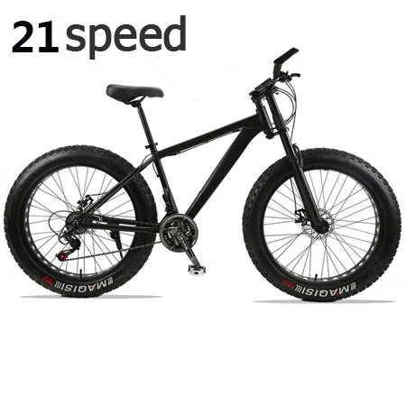 ll-Black Горный велосипед 24 Скорость 26x4,0 Алюминий сплава рама жира велосипед Снег велосипед спереди и сзади механический диск брад мужской - Цвет: ll-Black