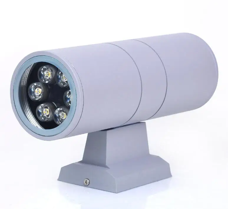 

Free Shipping 12x2W LED Wall Lamp Waterproof LED Outdoor Light Up&Down 2 Heads 24W LED Wall Light AC85-265V 8pcs/lot