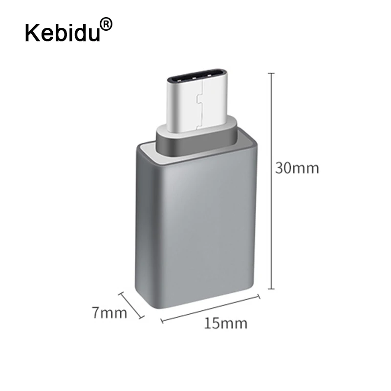 Адаптер kebidu Mini USB 3 0 Type C папа мама OTG адаптер конвертер для Macbook Nexus 5X 6P оптовая