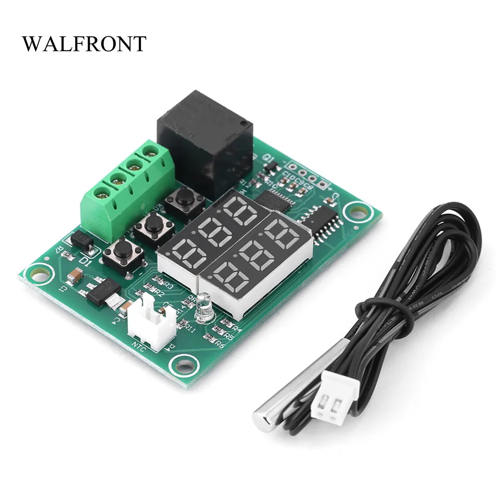 12 В постоянного тока регулятор температуры цифровой переключатель управления