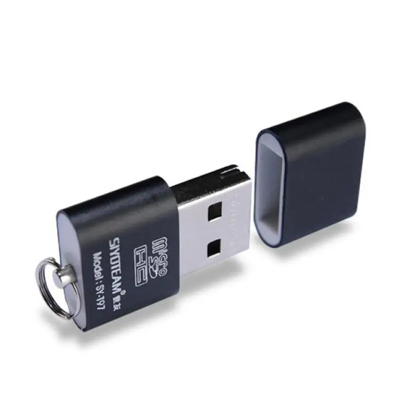 Тонкий Портативный высокоскоростной USB 2 0 Micro SD TF T-Flash адаптер для чтения карт