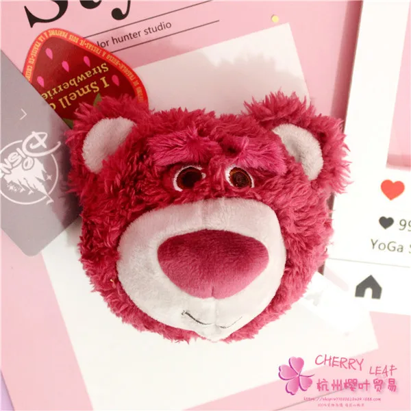 IVYYE Lotso Huggin Bear аниме плюшевый Кошелек для монет Мультяшные мягкие кошельки для мелочи кошелек для денег карты сумки для ключей подарки для детей