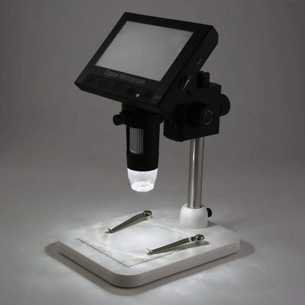 1000X USB lcd электронный микроскоп цифровой видео камера 4 3 дюймов HD O светодиодный