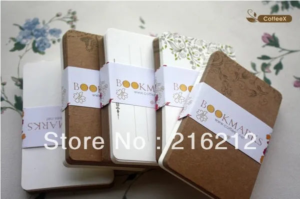 

New vintage style corner flowers quality paper bookmark set DIY bookmark 24 sheets per set
