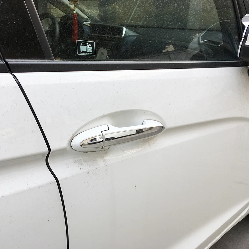 Для HONDA FIT JAZZ 2014 2015 2016 2017 2018 нержавеющая сталь корпус автомобиля Стайлинг крышка