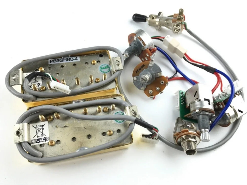 ProBucker Alnico мост и шейный пикап с профессиональным жгутом проводов 3 ходовыми