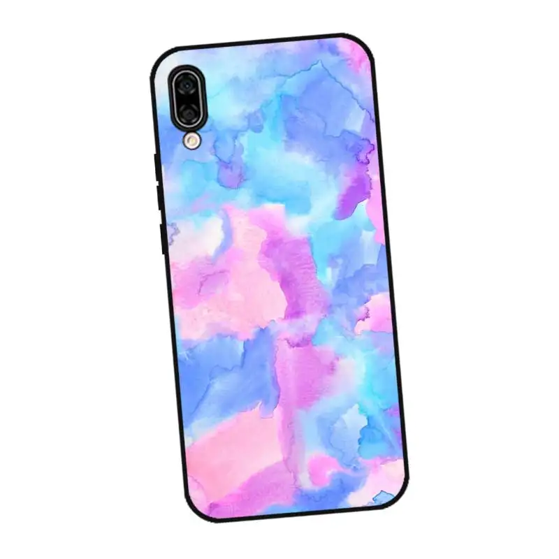 N395 небесно-черный силиконовый чехол для huawei Honor 6A 6C 6X 7C 7X8 Lite Pro |